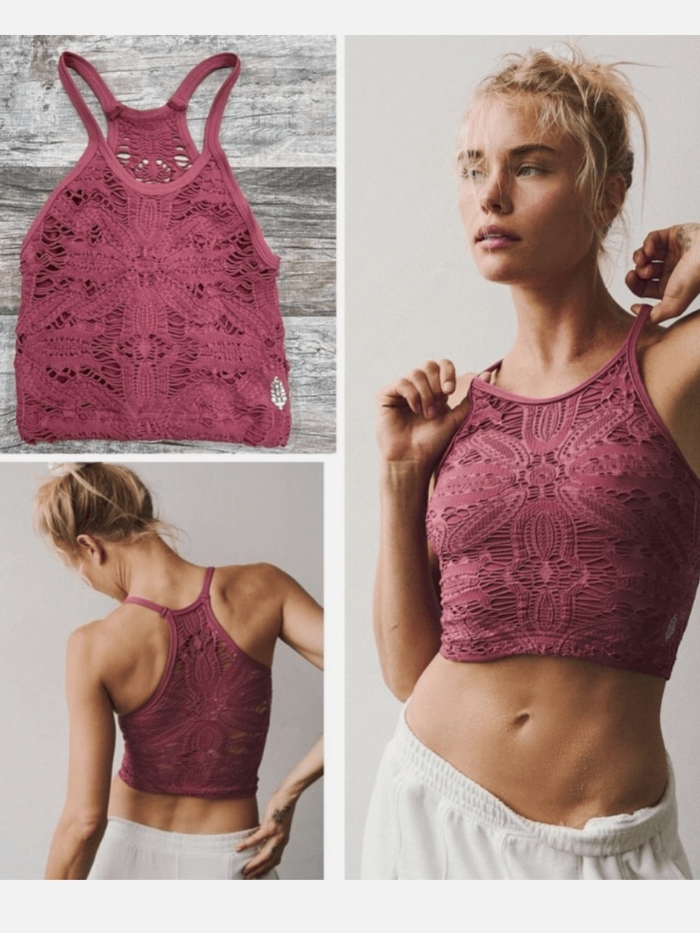 Free People Movement Happiness Runs Floral Tank